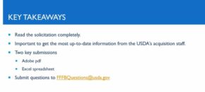 Key Takeaway Points of USDA Farmer to Family Food Box Program