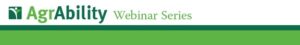 AgrAbility Webinar