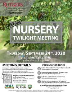 Nursery Twilight Meeting