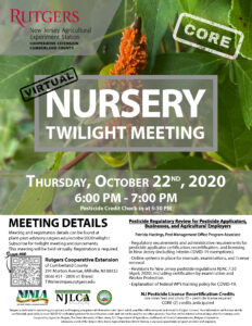 Nursery Twilight Meeting