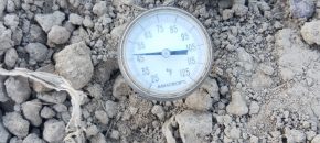 Early morning soil temperature