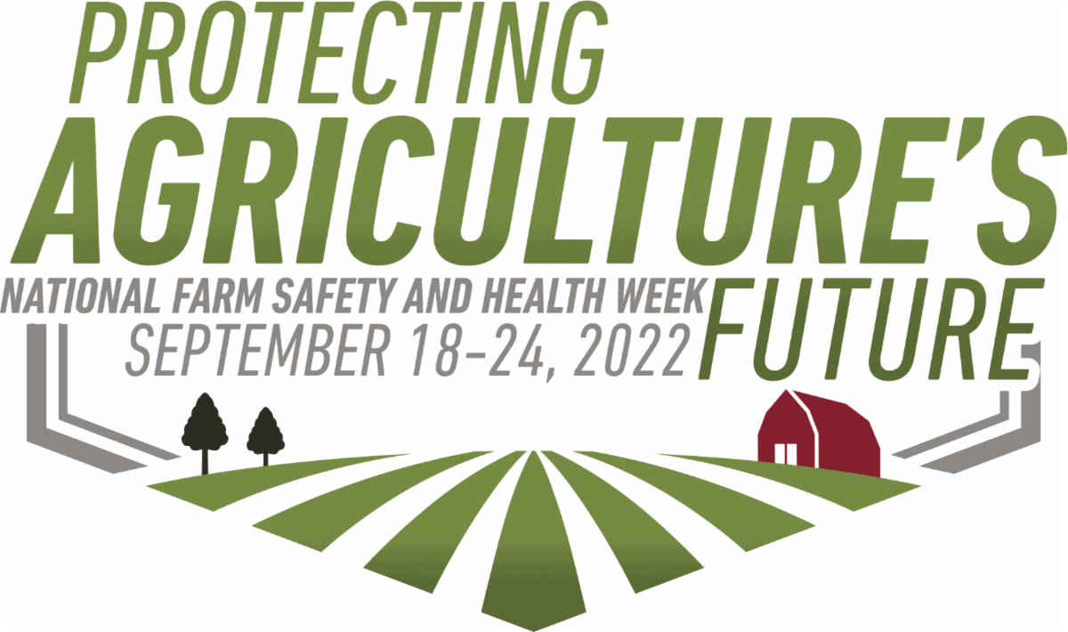 logo for national farm safety and health week 2022