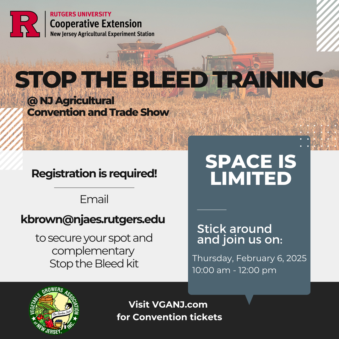 Flyer for a Stop the Bleed Training